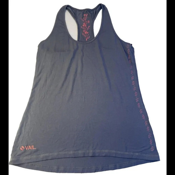 alp n rock womens Embroidered Breathable Loose Fit Active Tank - Picture 6 of 9